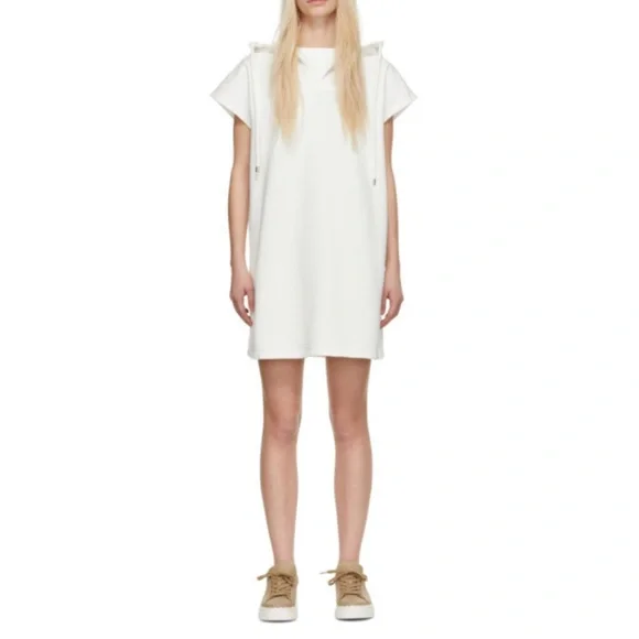 See by Chloe white hoodie mini dress sm - Picture 3 of 10